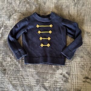 Gymboree Navy Knit with Yellow Accents